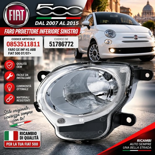 Fanale inferiore sinistro fiat - fanale,